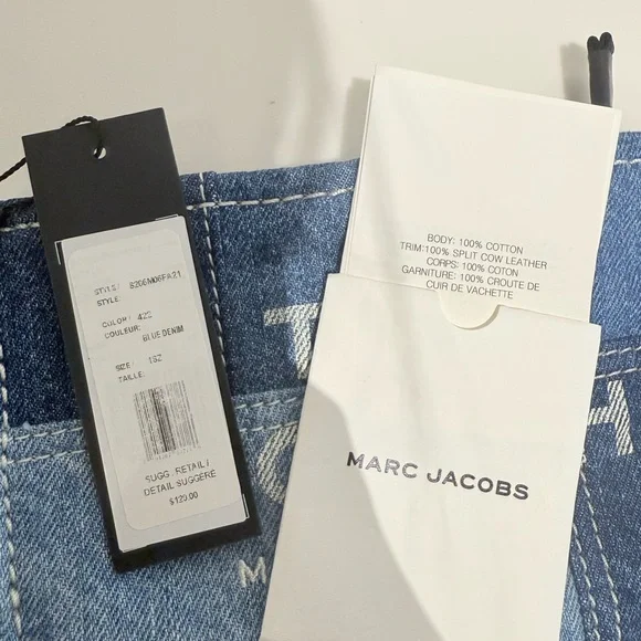 NWT Marc Jacobs denim the pouch - Picture 7 of 7